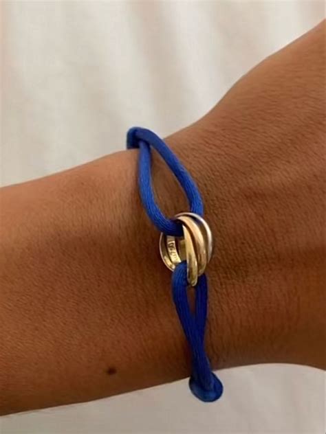 blue cartier trinity bracelet|cartier trinity bracelet men's.